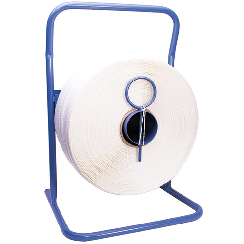 Abroller für textile Umreifungsbänder mit Kern 76mm