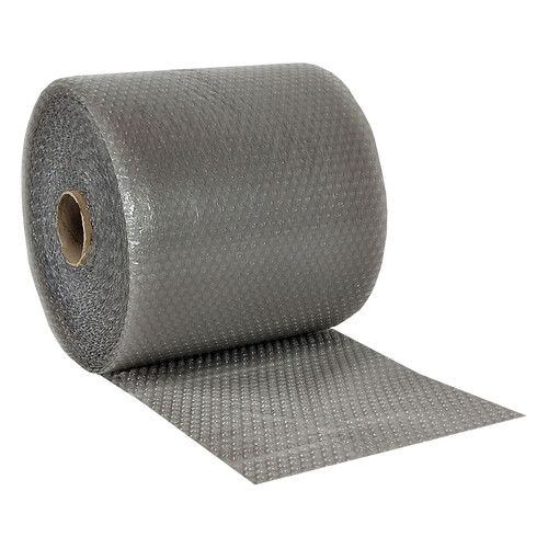 Aircap® Luftpolsterfolie 30cm x 100lfm, 30 % Recyclinganteil, grau-transparent